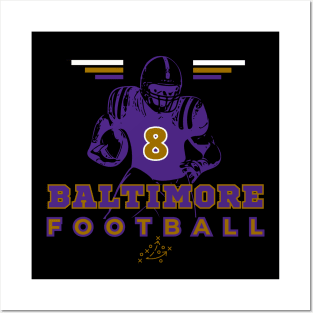 Baltimore Football Vintage Style Posters and Art